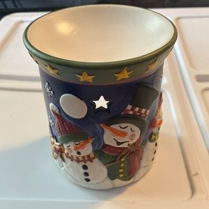 Yankee candle Christmas wax warmer